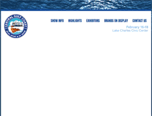 Tablet Screenshot of centralgulfcoastboatrvshow.com